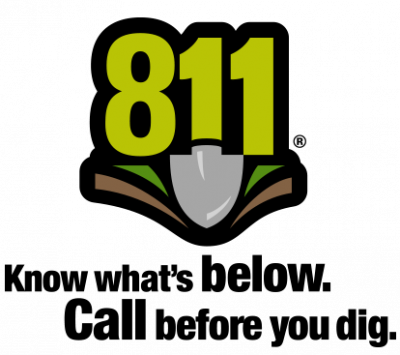 Call 811 before you dig.